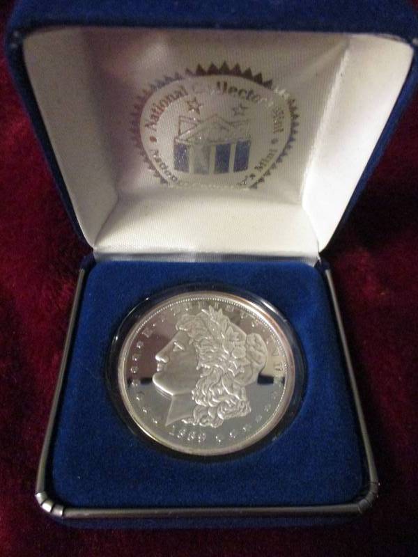 lot 290 image: National Collectors Mint Proof Morgan Dollar Copy