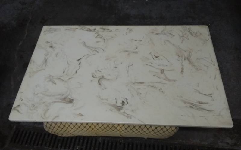 lot 31 image: Faux Marble Slab 29x43