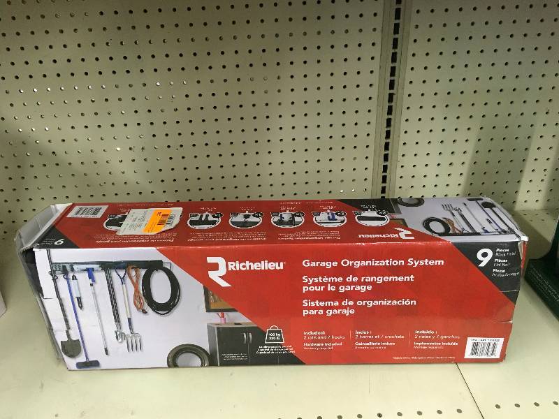Richelieu Garage Organization System, Retail $19.99
