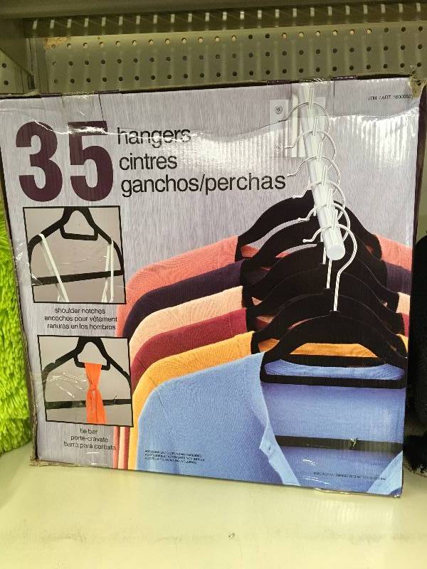 Space Saving Non-Slip Hangers, Retail $24.99