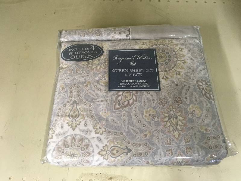 Raymond Waites 6 Pack Sheet Set, Retail $27.99
