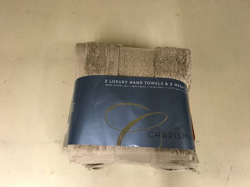 Charisma 4Pk Towels, Retail $11.99