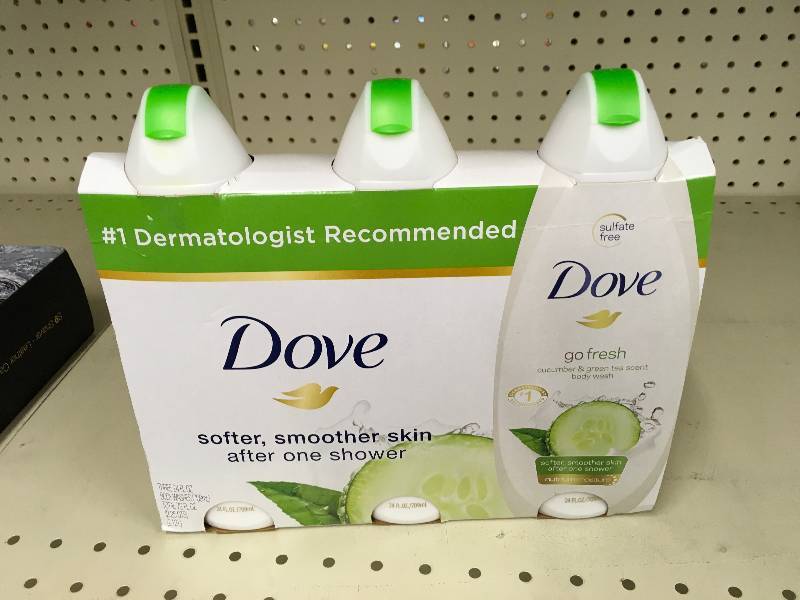 Dove 3PK Body Wash, Retail $16.99