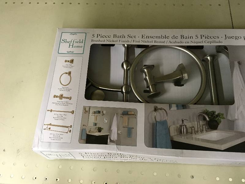 Sheffield Home 5 Piece Bath Set, Retail $39.99
