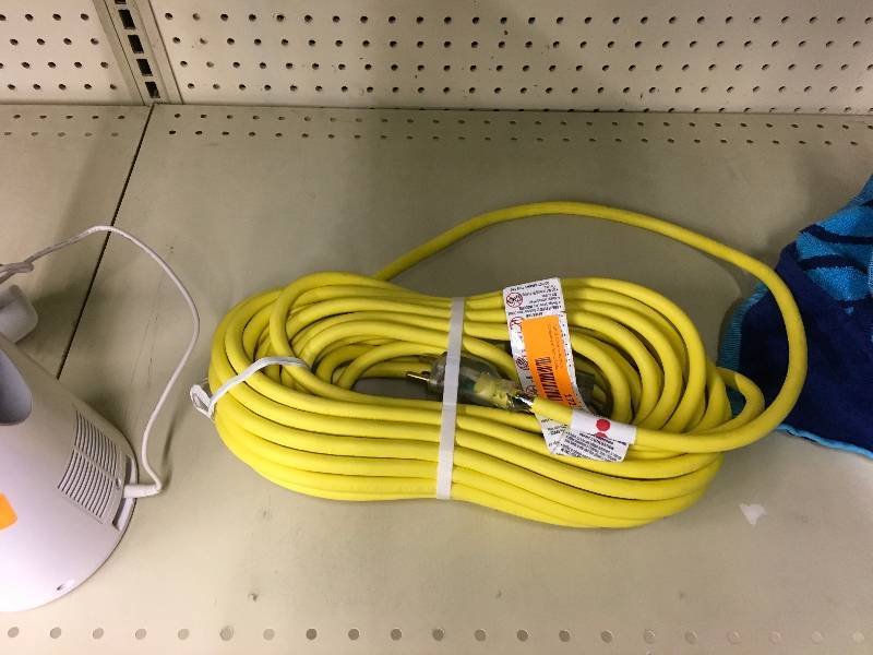 50 Ft. Extension Cord, Retail $14.99