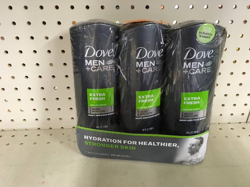 Dove 3PK Body Wash, Retail $16.99