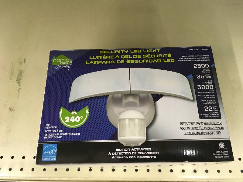 LED Security Light, Retail $39.99