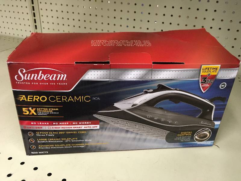 Sunbeam Aero Iron, Retail $29.99