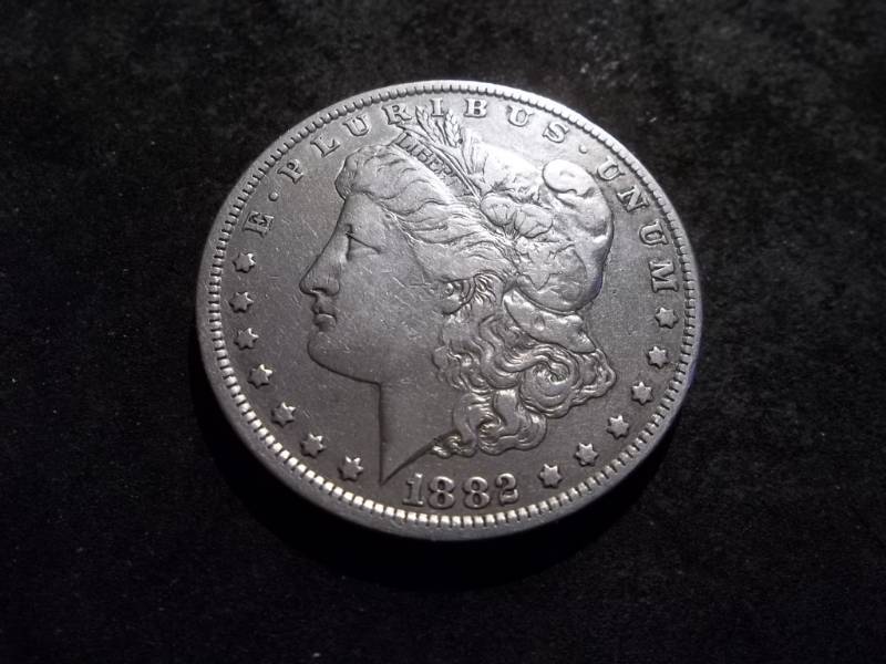 1882 O Morgan Silver Dollar