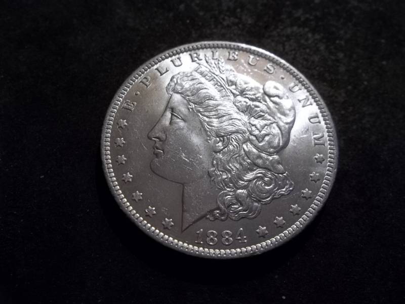 1884 O Morgan Silver Dollar