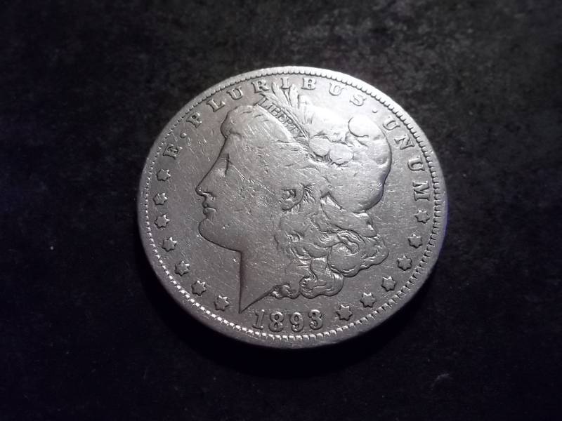 1893 O Morgan Silver Dollar