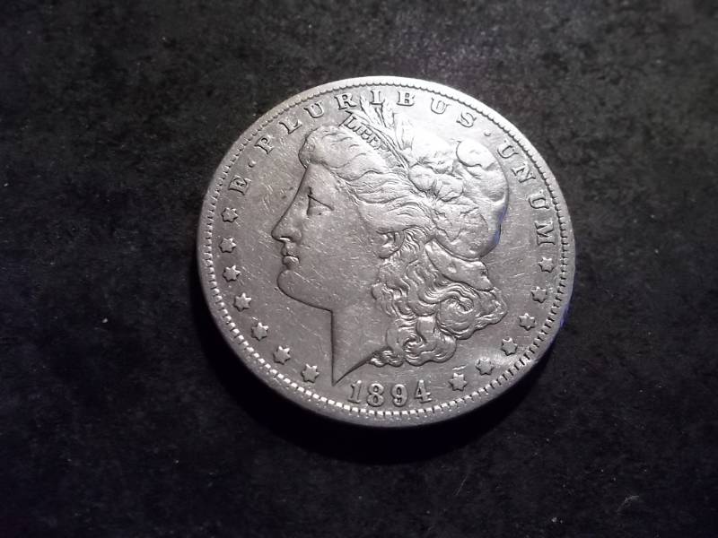 1894 O Morgan Silver Dollar