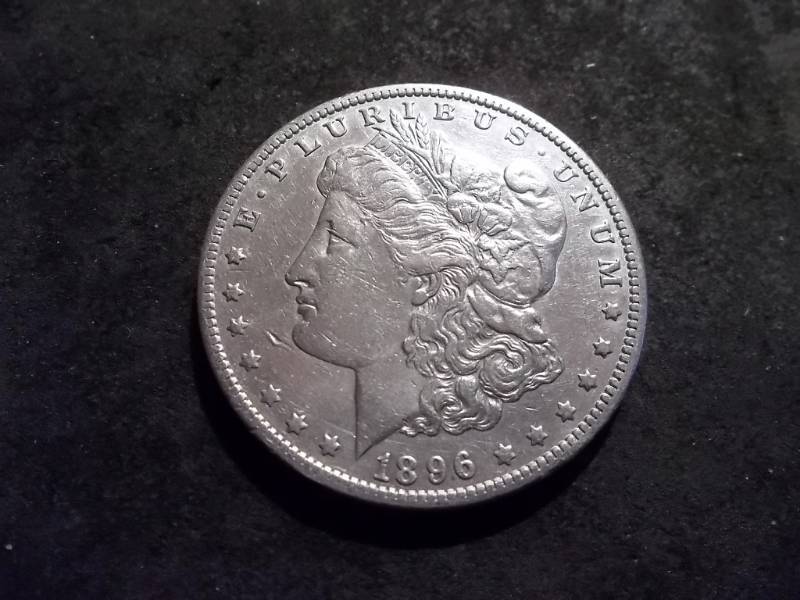 1896 O Morgan Silver Dollar