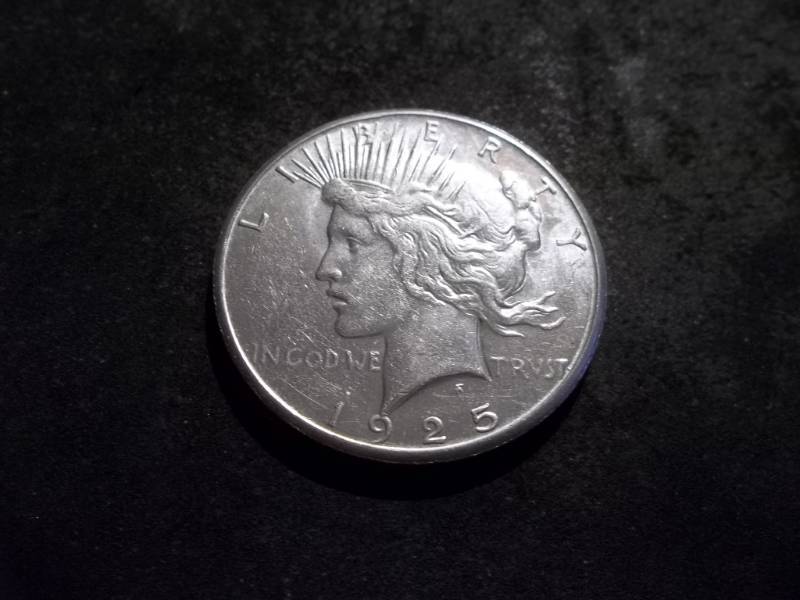 1925 S Peace Silver Dollar