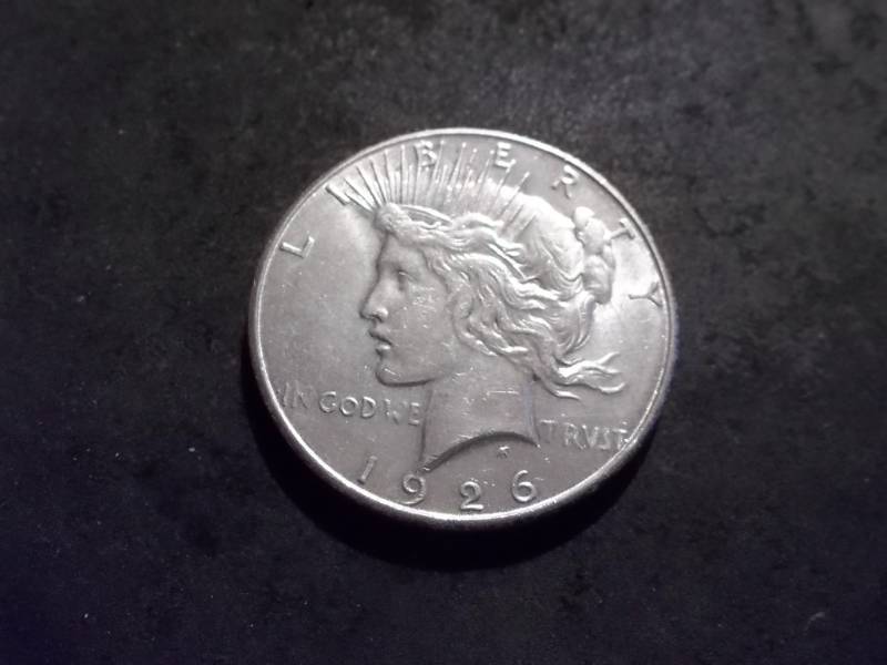 1926 S Silver Peace Dollar