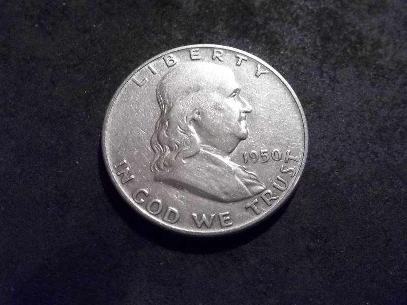 1950 D Franklin Half Dollar