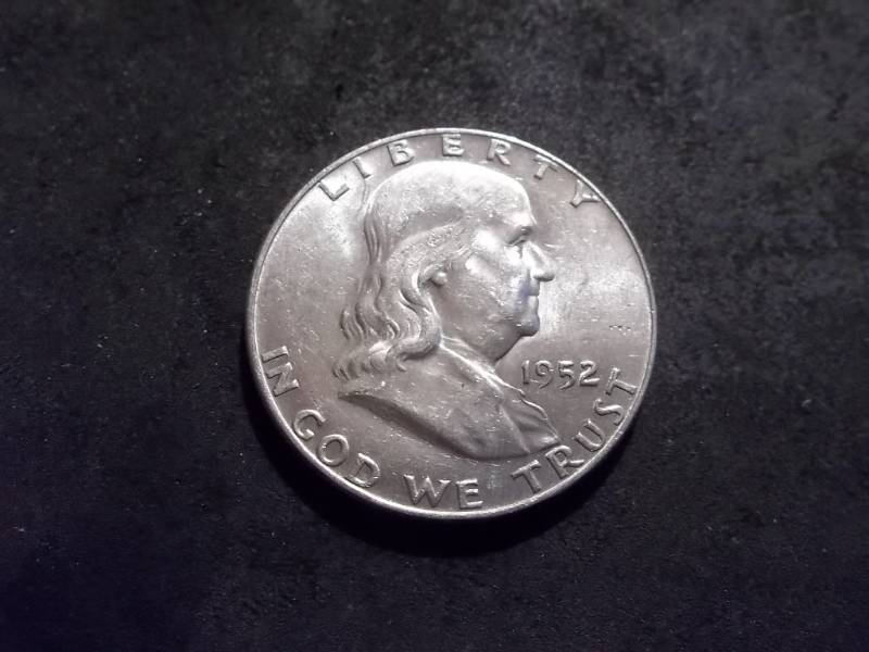 1952 D Franklin Half Dollar