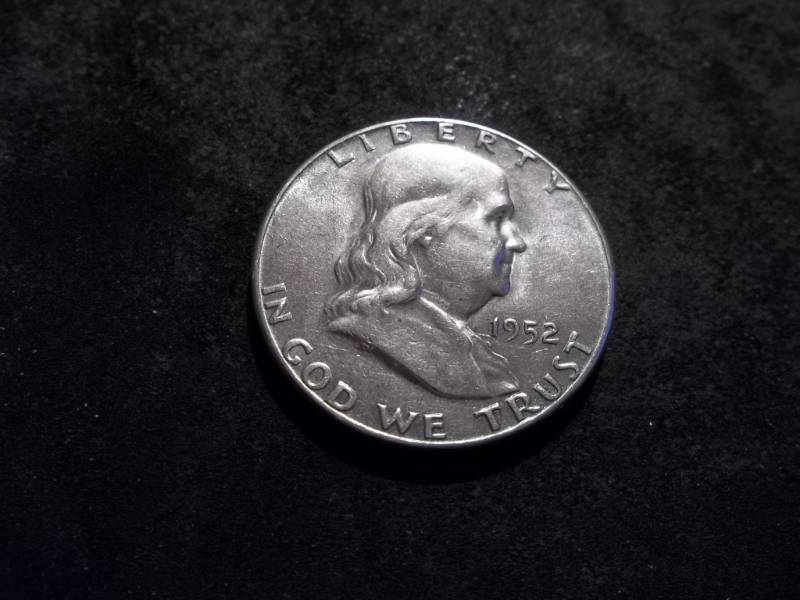 1952 S Franklin Half Dollar