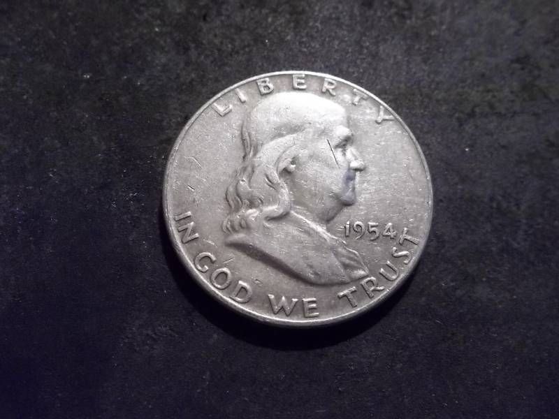 1954 D Franklin Half Dollar