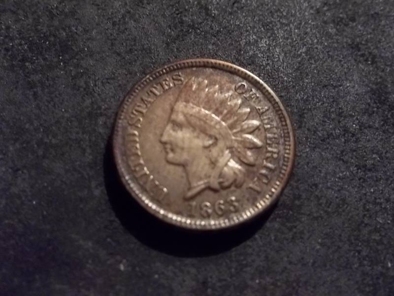 1863 Indian Head Cent