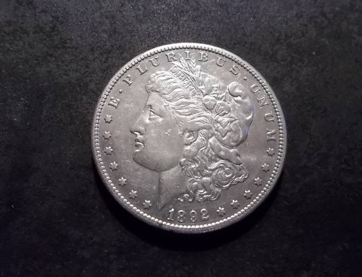 1892 S Morgan Silver Dollar