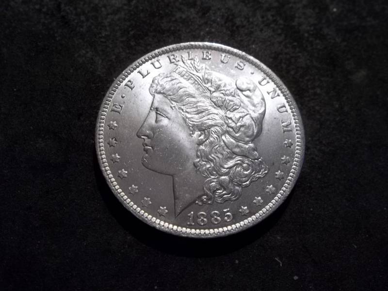 1885 O Morgan Silver Dollar
