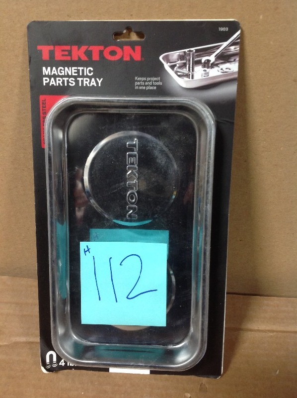 lot 112 image: TEKTON  Rectangle Magnetic Parts Tray new