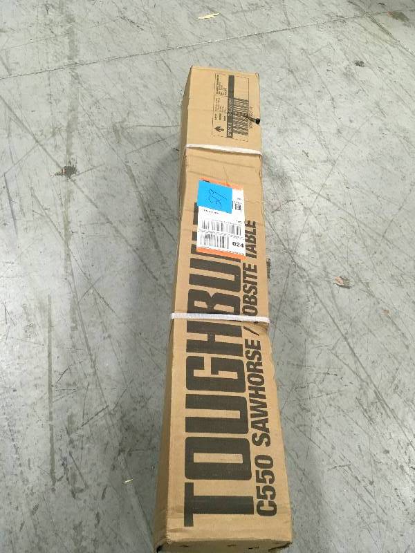 TOUGHBUILT 42.4 in. W x 28.8 in. H Steel Sawhorse and Jobsite Table � 1100 lb. Capacity not used