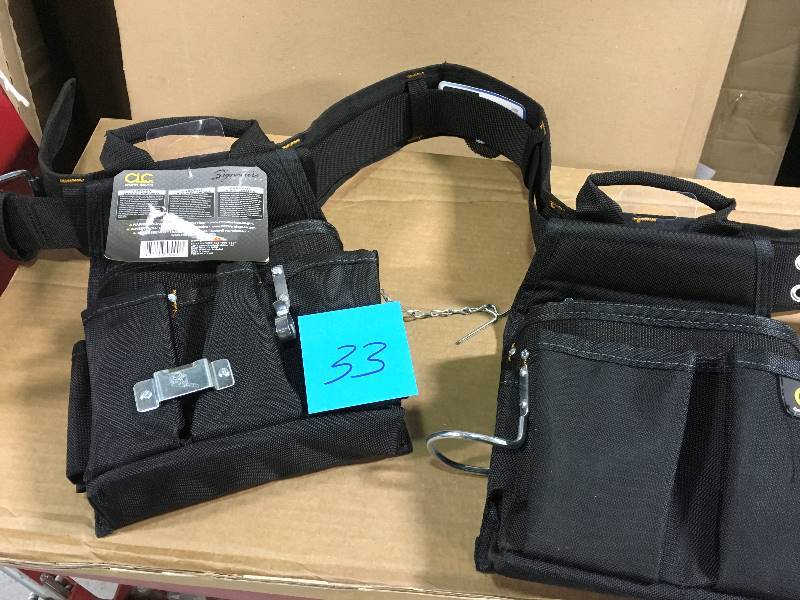 CLC 20 Pocket Tool Belt (3-Piece) in like new condition