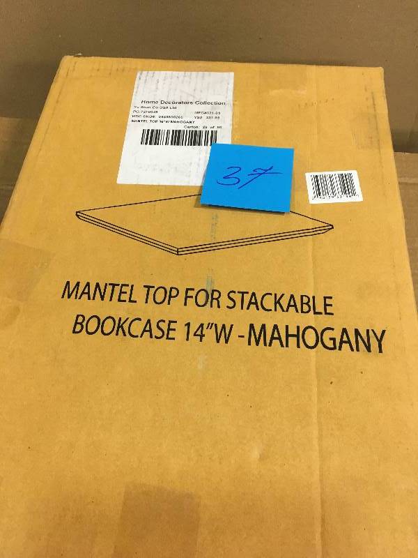 Casual Home Mahogany Mantel Top in like new condition
