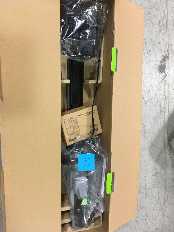 EGO 56V Lithium-ion Cordless 24 in. Brushless Hedge Trimmer Kit (210W Charger, 2.5Ah Battery Included) in like new condition