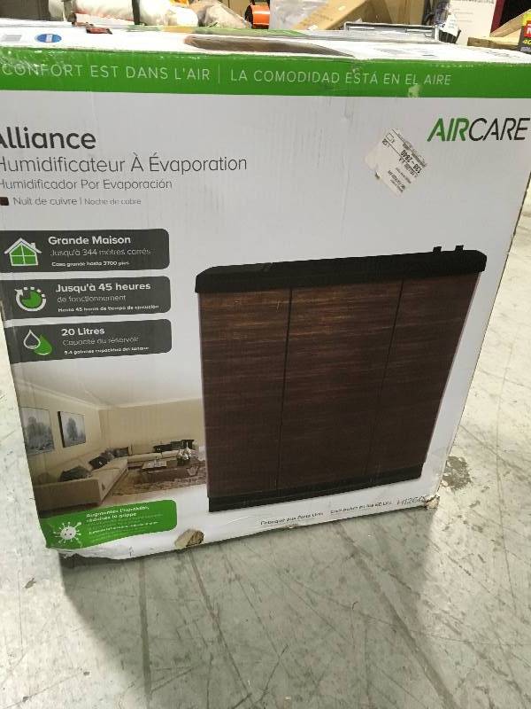 AIRCARE 5.4-Gal. Evaporative Humidifier for 3700 sq. ft.open box in like condition