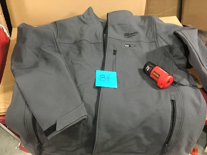 milwaukee heated jacket grey