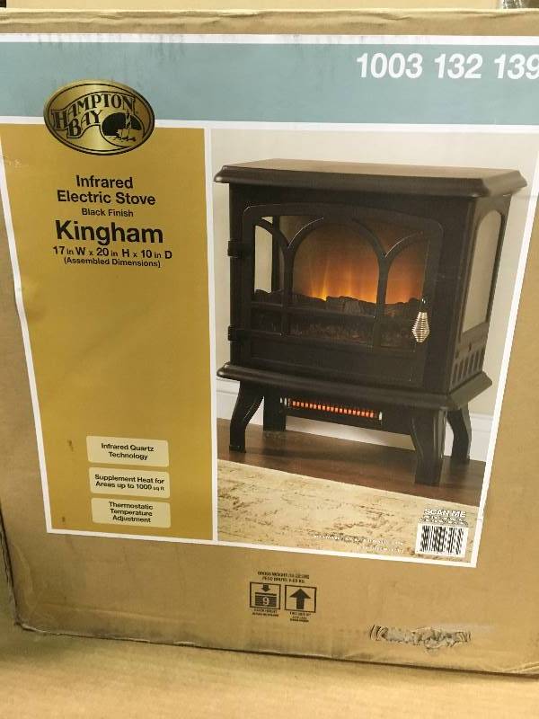 Hampton Bay Kingham 1 000 Sq Ft Panoramic Infrared Electric