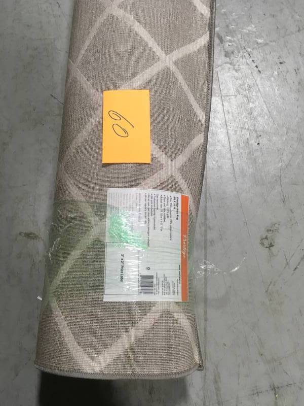 lot 60 image: Prestige Ivory-Gray 8 ft. x 10 ft. Area Rug not used
