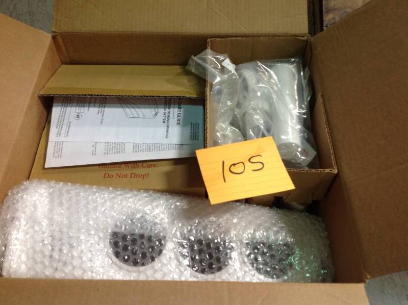lot 105 image: Glacier Bay Hdgros4 Premium Reverse Osmosis Drinking Water Filtration System open box in like new condition