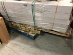lot 110 image: Home Decorators Collection Wire Brushed Strand Woven Sand 12 in. T x 5-18 in. W x 72-78 in. L Solid Bamboo Flooring (25.88 sq. ft.  case) 22 cases not used