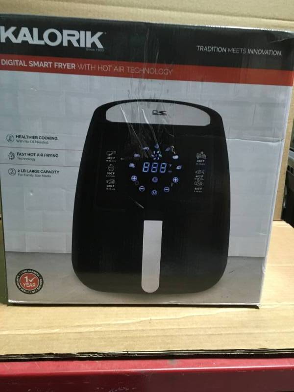 lot 47 image: KALORIK 3.2 Qt. Digital Air Fryer in good conditions