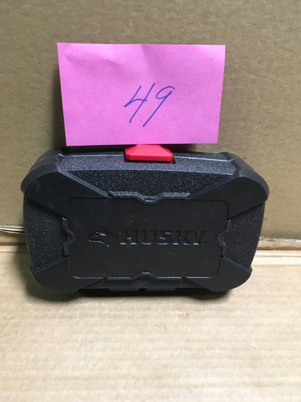 lot 49 image: Husky 12 in. Drive Impact Flip Socket Set (4 Piece) MISSING 1 PC