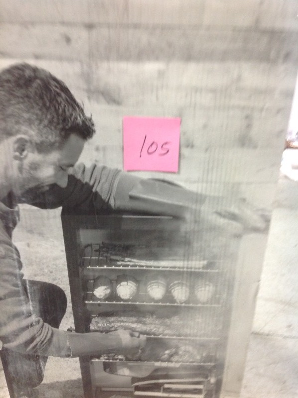 lot 105 image: Masterbuilt Pro Mes 130B Digital Electric Smoker not used