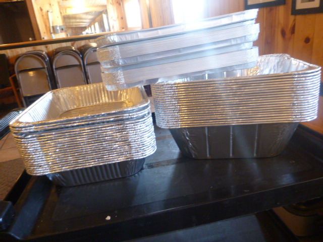lot 114 image: 12 Size Aluminum Steam Table Pans with Lids