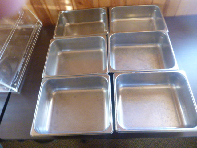 lot 141 image: 6 Steam Table Pans