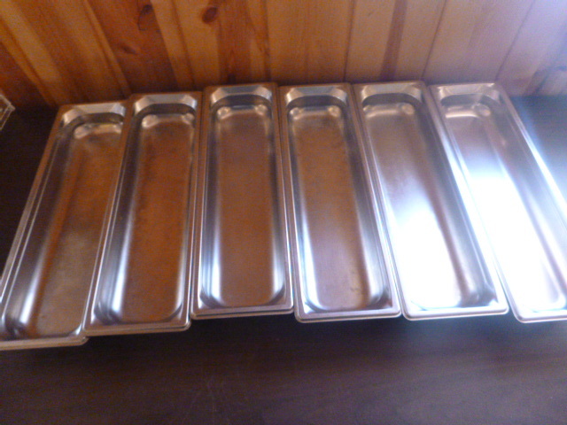 lot 145 image: 6 Steam Table Pans