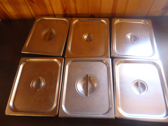 lot 151 image: 6 Steam Table Pan Lids