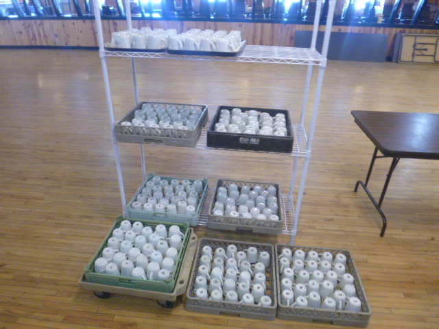 lot 24 image: White Coffee Cups
