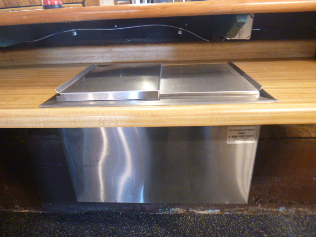 lot 230 image: Booth, Inc. Stainless Bar Ice Bin