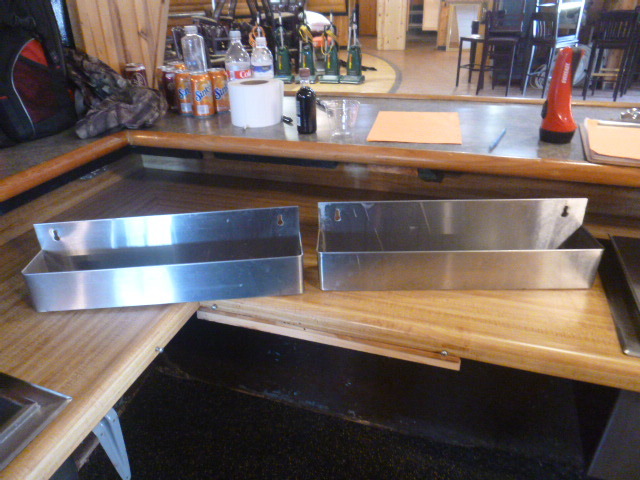 lot 231 image: 2 Stainless Bar Rails