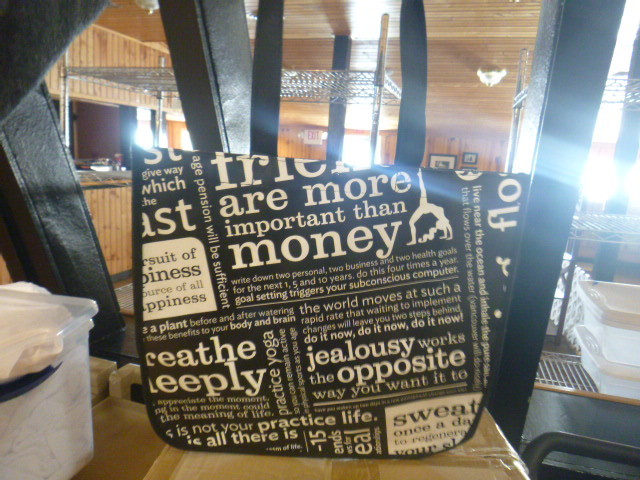 lot 237 image: Box of Black Printed Shopping Bags