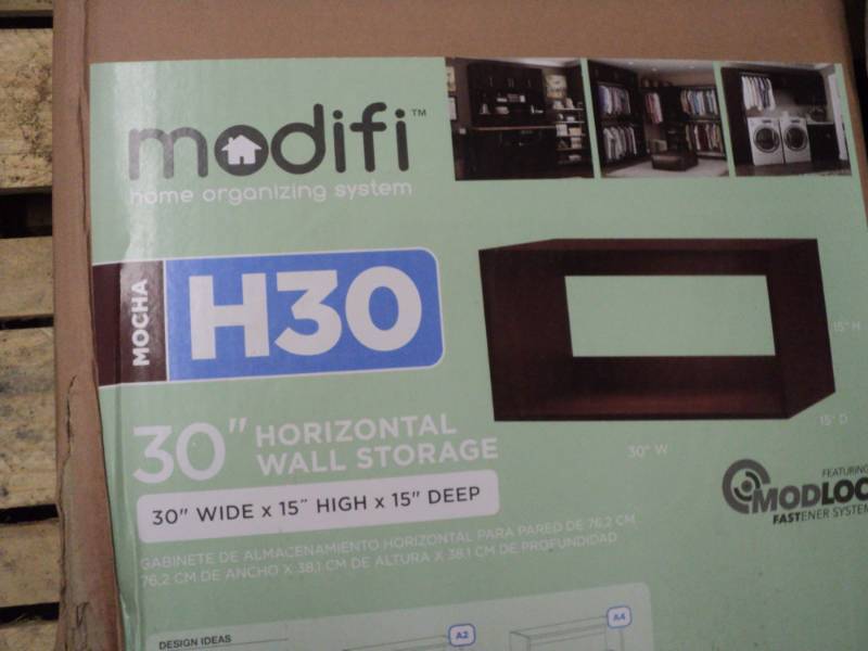 Modifi 30 Mocha Horizonal Wall Cab...
