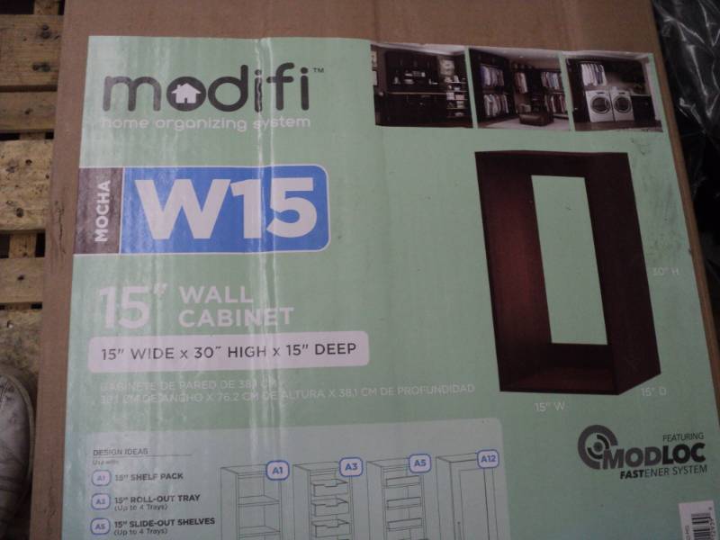 Set of 2 Modifi 15 Mocha Wall cabi...
